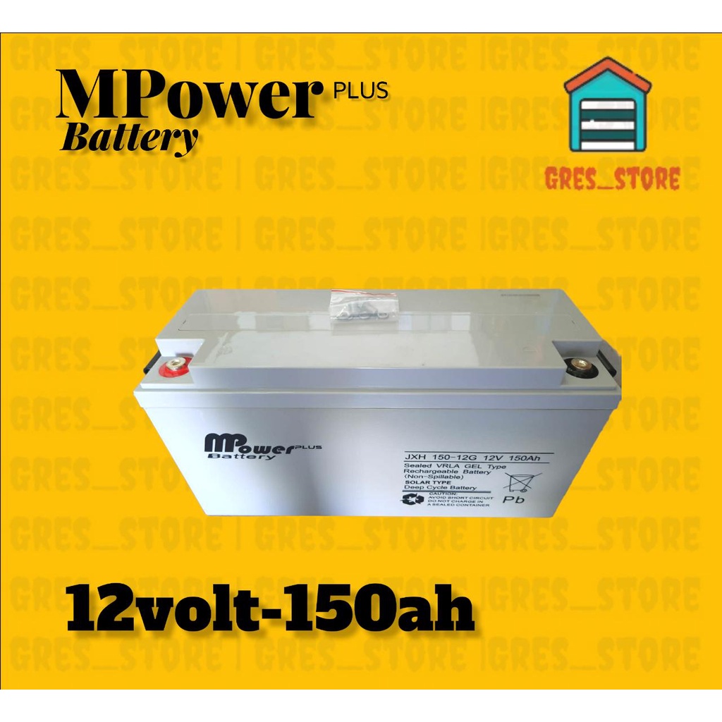 aki Mpower 150ah M Power 150ah JXH150-12 VRLA Gel 150ah