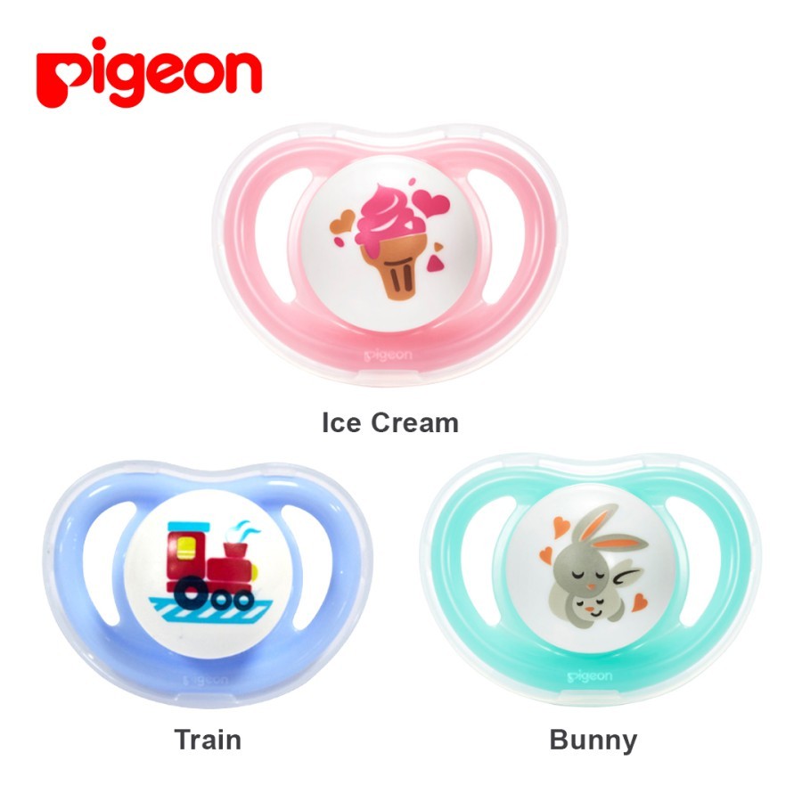 Empeng Pigeon Mini Light Silicone Pacifier Empeng Bayi Newborn