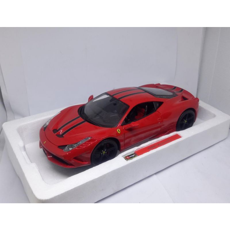 diecast miniatur mobil ferrari 458 speciale 1:18 sport