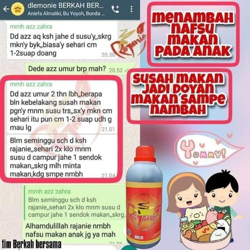 

TERMURAH RAMUAN JAHE MERAH RAJANIE