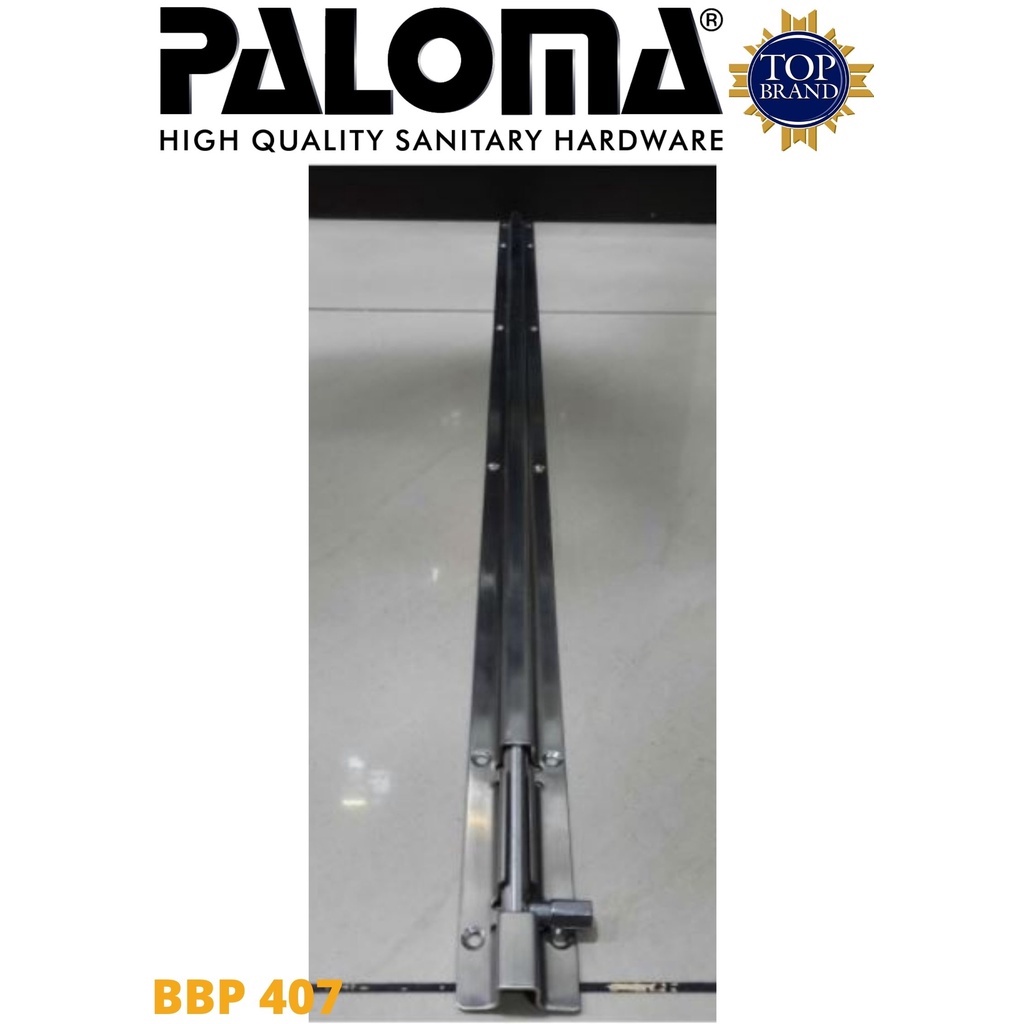 PALOMA BBP 407 Grandel Kunci Jendela Kayu Slot 36 INCH Panjang 90 CM Stainless