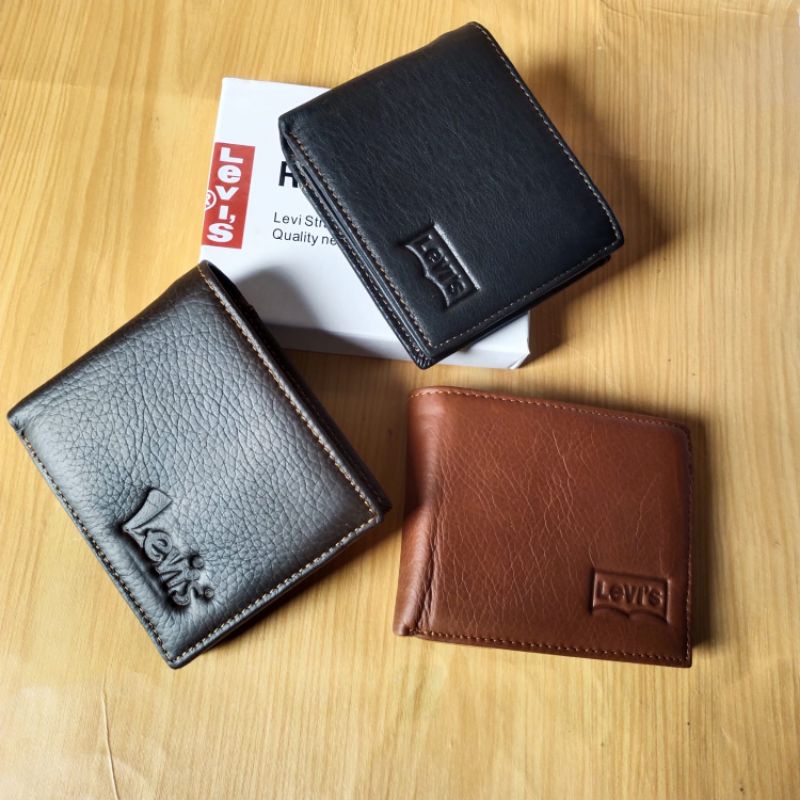 Dompet Kulit Asli Red tab #8007 Kulit 100%original