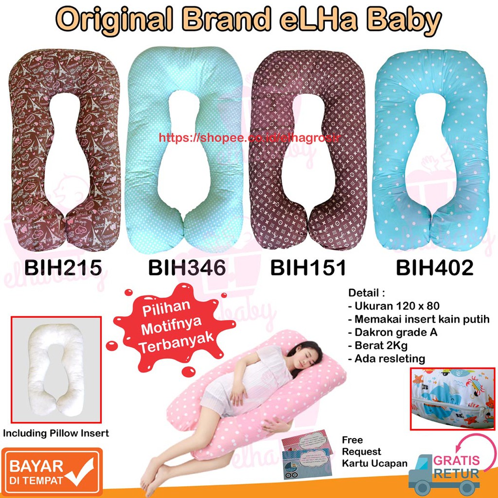 Bantal Hamil Bantal Ibu Hamil Perlengkapan Baby Kado Lahiran Perlengkapan Ibu Hamil Guling Ibu Hamil