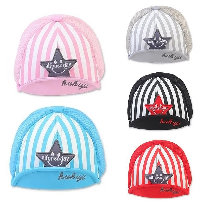 Topi Baseball Anak Balita Laki laki Perempuan IMPORT Motif Polos Animal Import Musim Panas - Topi Anak IMPORT Motif Bintang Usia 1 - 4 Tahun Topi Anak Baseball PINK - Topi Bayi dan Anak SALE