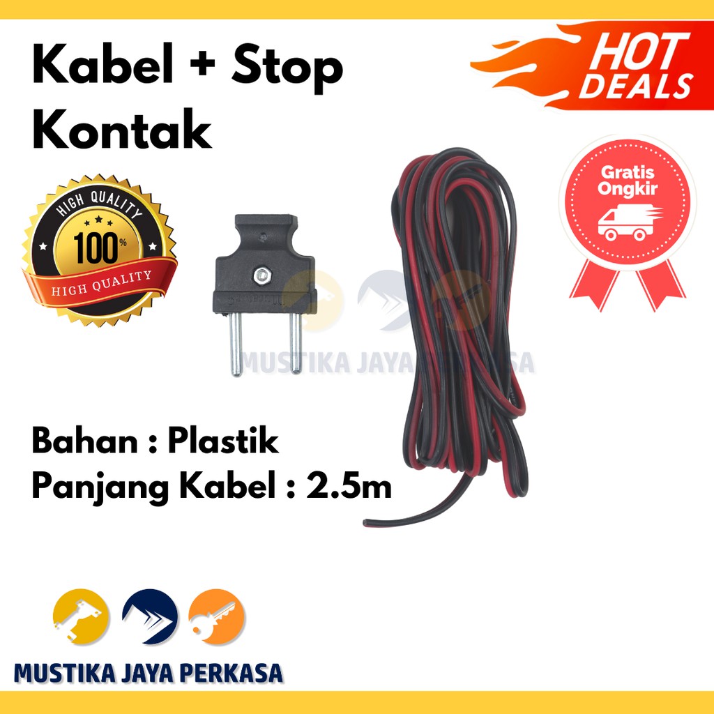 Kabel Colokan Listrik Interior Kabel Lampu Stop Kontak Hemat Listrik