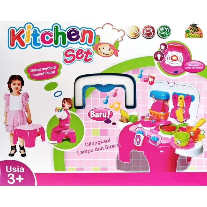 BISA COD TERMURAH KITCHEN SET PLAYSET TABLE OCT2021 - MAINAN MASAK MASAKAN