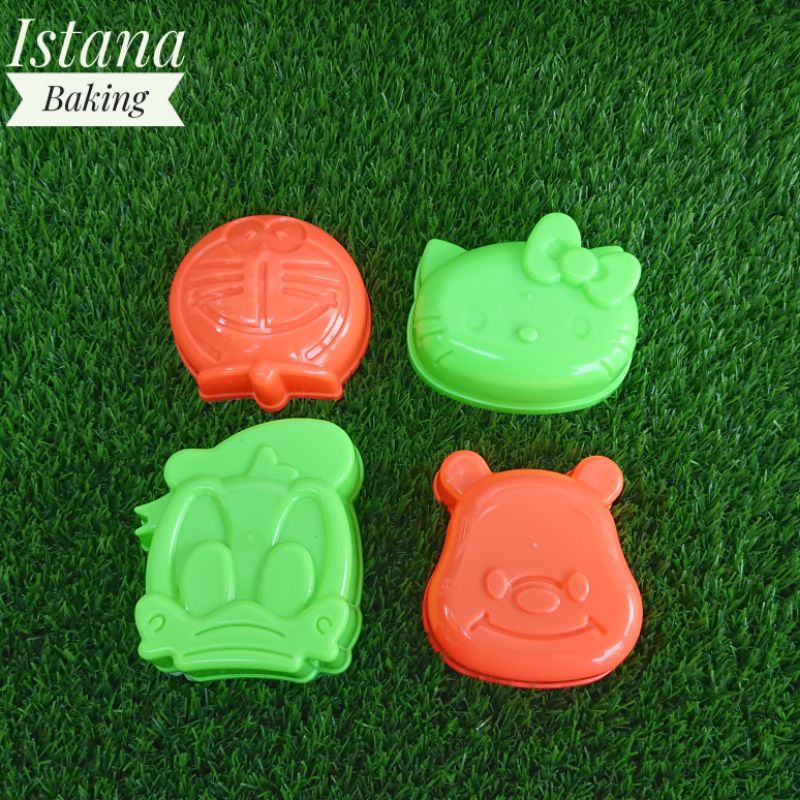 Istana Baking Set Cetakan Bento Nasi 4pcs Karakter Gemash