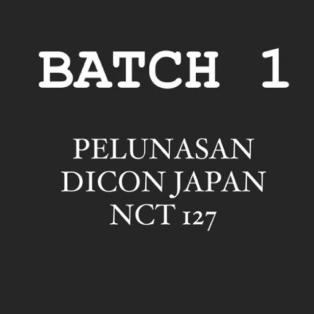 [PELUNASAN] BATCH 1 - Sharing DICON JAPAN VOL. 5 NCT 127
