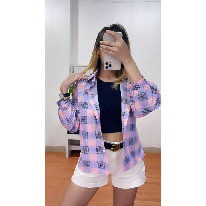 RX Fashion - Kemeja Oversize Oslin Anggita / Kemeja Osaka -BN-GUILEN SALEM