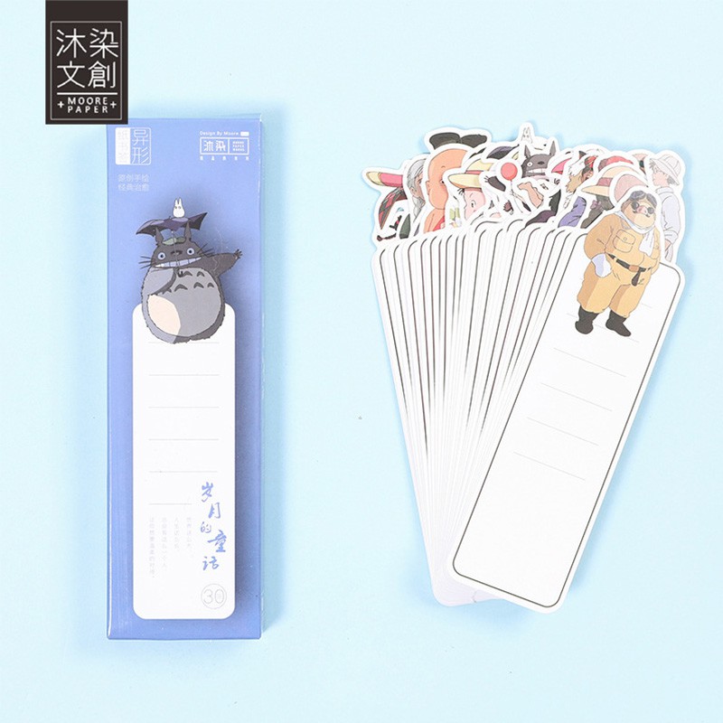 

Fans of Ghibli Paper Bookmark Set (Pembatas Buku)