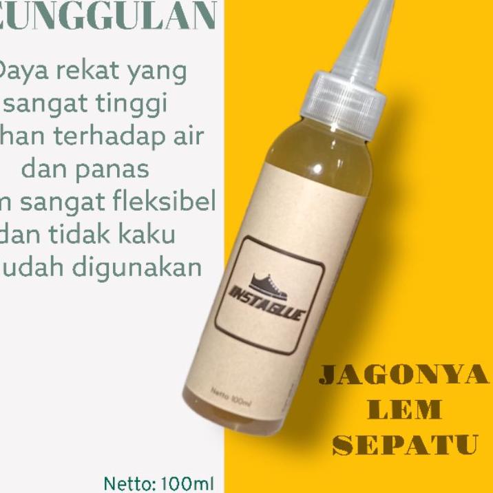 Harga Bersahabat.. LEM SEPATU BOLA ORIGINAL SUPER KUAT 100ml LEM instaglue MIDSOLE-OUTSOLE-UPPERSOLE