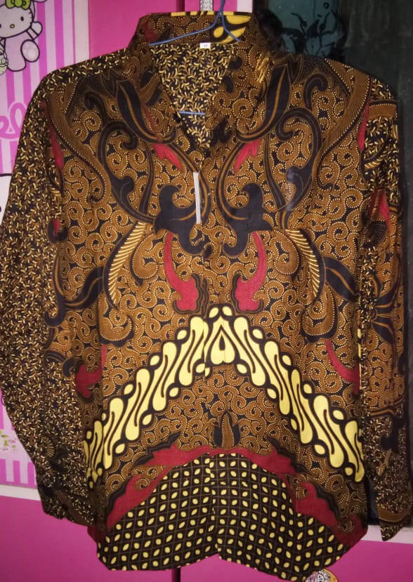 Baju Batik Kemeja Pria Slimfit Modern & Top Brand Alisan Premium Lengan Panjang