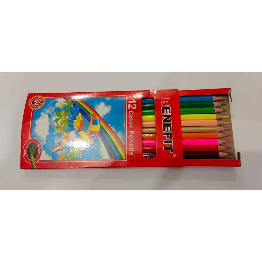 

Pensil Warna / Color Pencil Benefit 12 warna