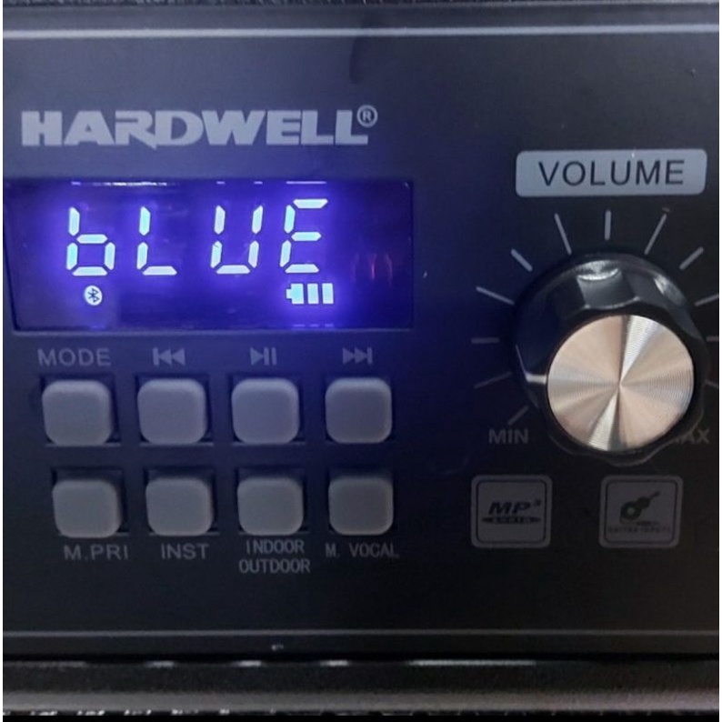 Speaker Portable Hardwell Turbovoice 15 Pro Original 15 Inch Bluetooth