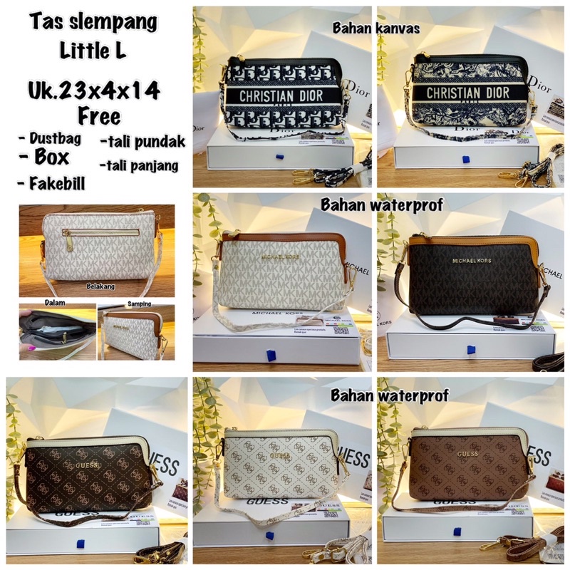 Tas slempang import/ tas slempang little L/ tas wanita/tas cewek premium/ dompet import