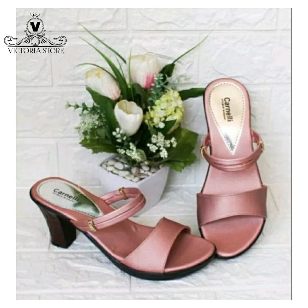 Sandal Sendal Wanita Hak Tahu High Heels 5cm