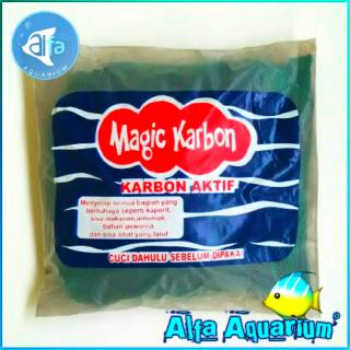 Jual Karbon Aktif Magic Karbon Media Filter Kolam Aquarium Penjernih Air Aquascape