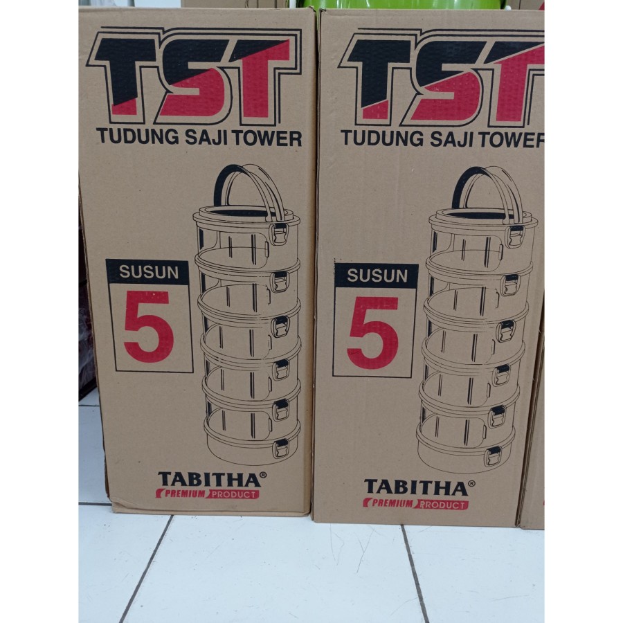 Tudung Saji Tower 5 Tingkat TABHITA TST 5 / Tempat Makan Susun 5