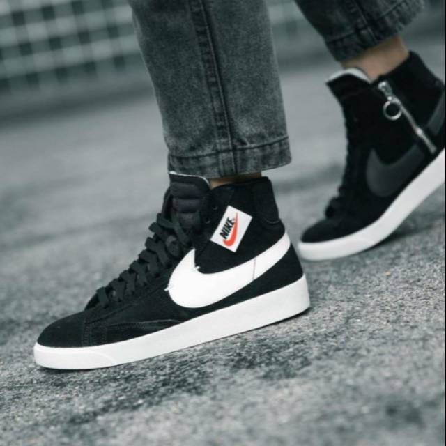black blazer white sneakers