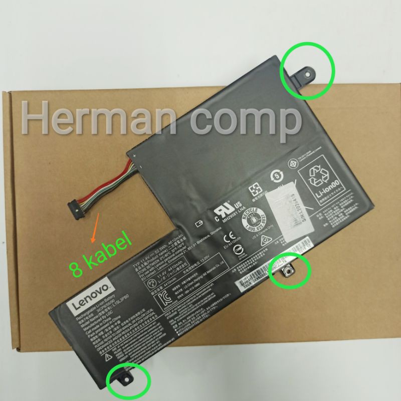 Original Baterai Lenovo Yoga 500 500-15isk Flex 3 1470 1570 Flex 4 1470