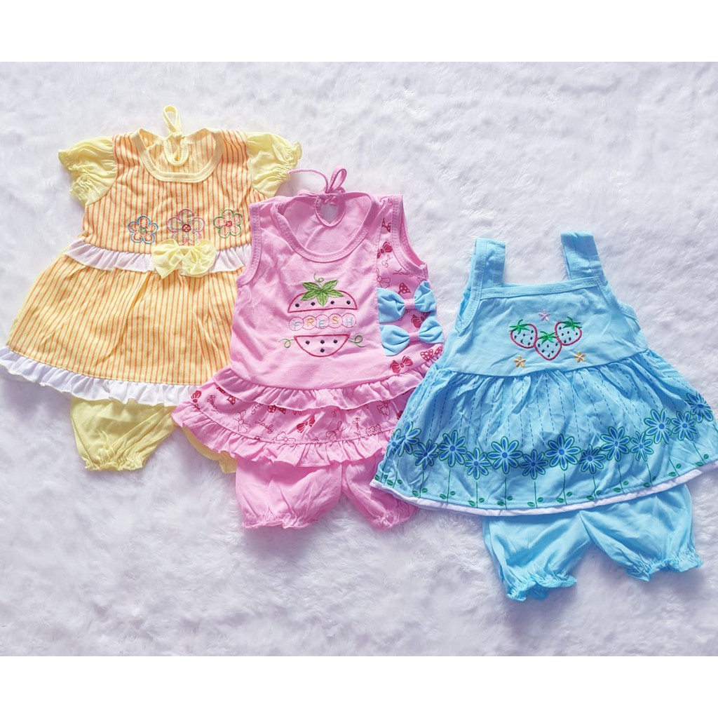 Paket Baju Bayi Murah / Baju Baby / Dress Baby / Baju Bayi 0-12 Bulan / Setelan Baby / Baju Anak