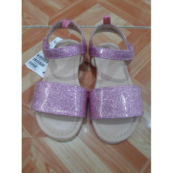 Sepatu Sandal anak Stay magical H&amp;M pink glitter