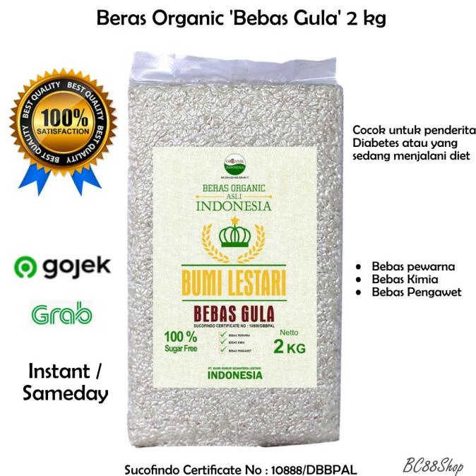 

Beras Diabetes / Beras Organik 'Bebas Gula' Bumi Lestari 2kg