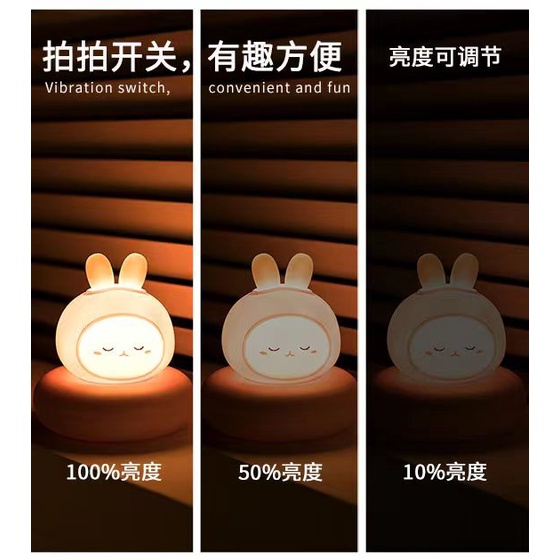 Lampu Tidur Cute Karakter unik USB Portable LED Light Lamp