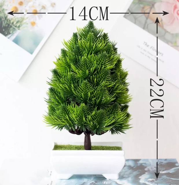 AM564 Bunga Plastik / Pajangan Bunga Artifisial / Vas Petak-3