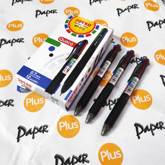 

Menakjubkan Ballpoint / Pulpen Joyko 4 Warna Quaco Terlaris
