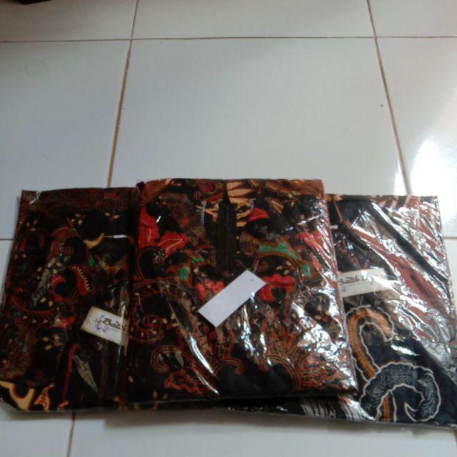 Iklanbos!melas Bswart Batik Hrb026 Kenongo Hem Pendek Padi Pekalongan M L Xl Batik Pria Murah Modern