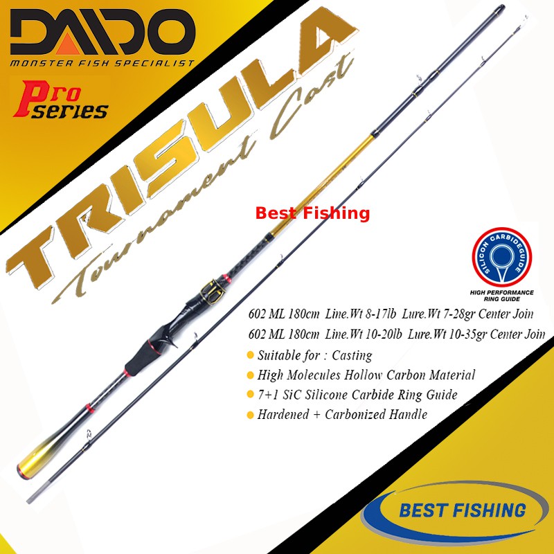JORAN PANCING DAIDO TRISULA TOURNAMENT BC CASTING CARBON 180CM 8-17LB 10-20LB
