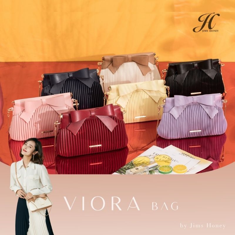 VIORA BAG Jimshoney Tas pesta selempang wanita lucu mini
