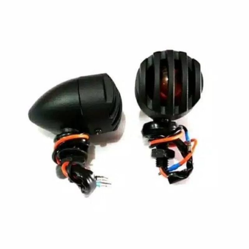 2pcs/sepasang Lampu Sen Acipi grill model classic jeep style lampu sen tralis universal kiri kanan