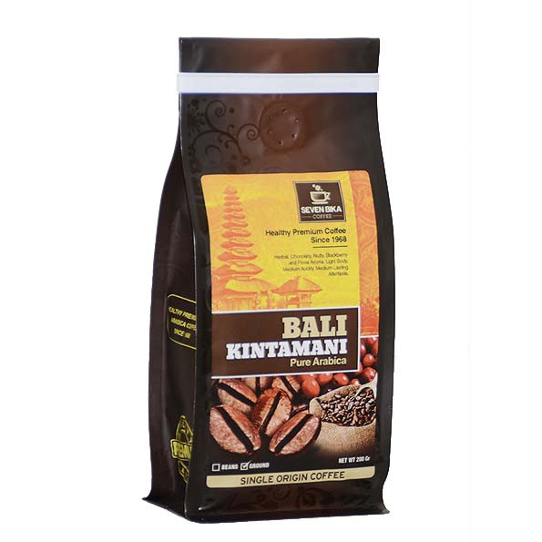 

Seven bika Coffee Bali Kintamani Pure Arabica (Biji/Bubuk) 200 gr