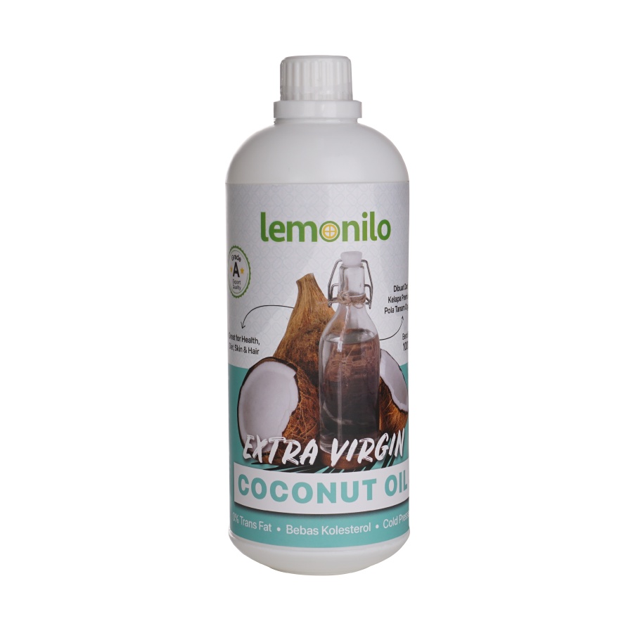100% Organic Extra Virgin Coconut Oil (VCO) 1000ml - Minyak Kelapa Lemonilo / VCO Lemonilo