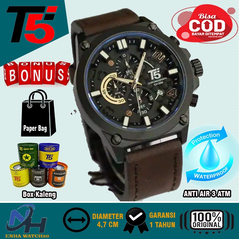 T5 H3479 G ORIGINAL JAM TANGAN PRIA  FREE BOX