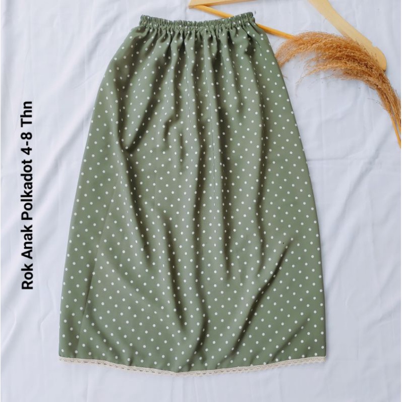 Rok Anak Renda Polkadot Premium 4-8Thn