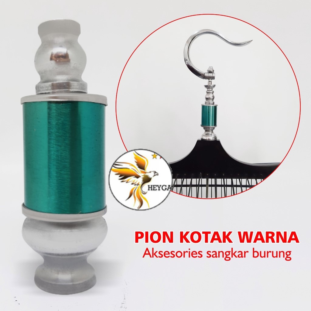 PION SANGKAR KANDANG BURUNG KOTAK STAINLESS WARNA