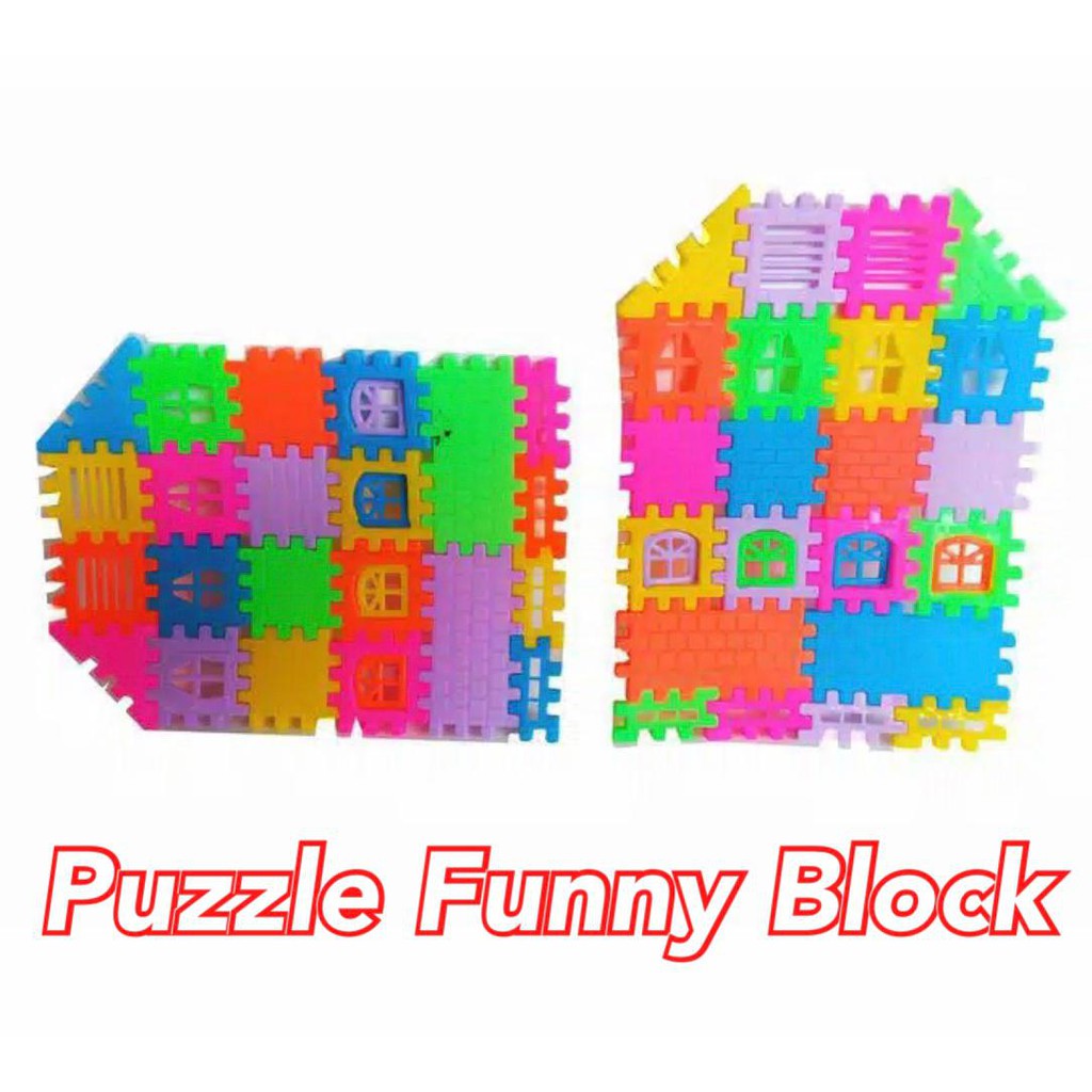 Mainan Edukasi Kreatifitas Anak Puzzle Block BS