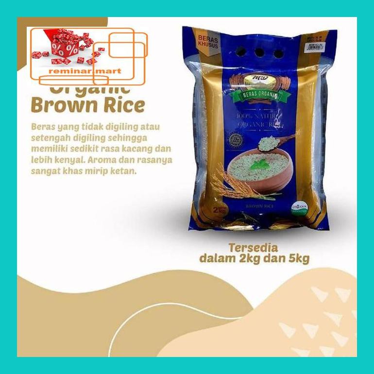 

S0Bers Organic Brown Rice - Beras Coklat - Organik - Rendah Kalori - Md 2Kg Ric0S50B