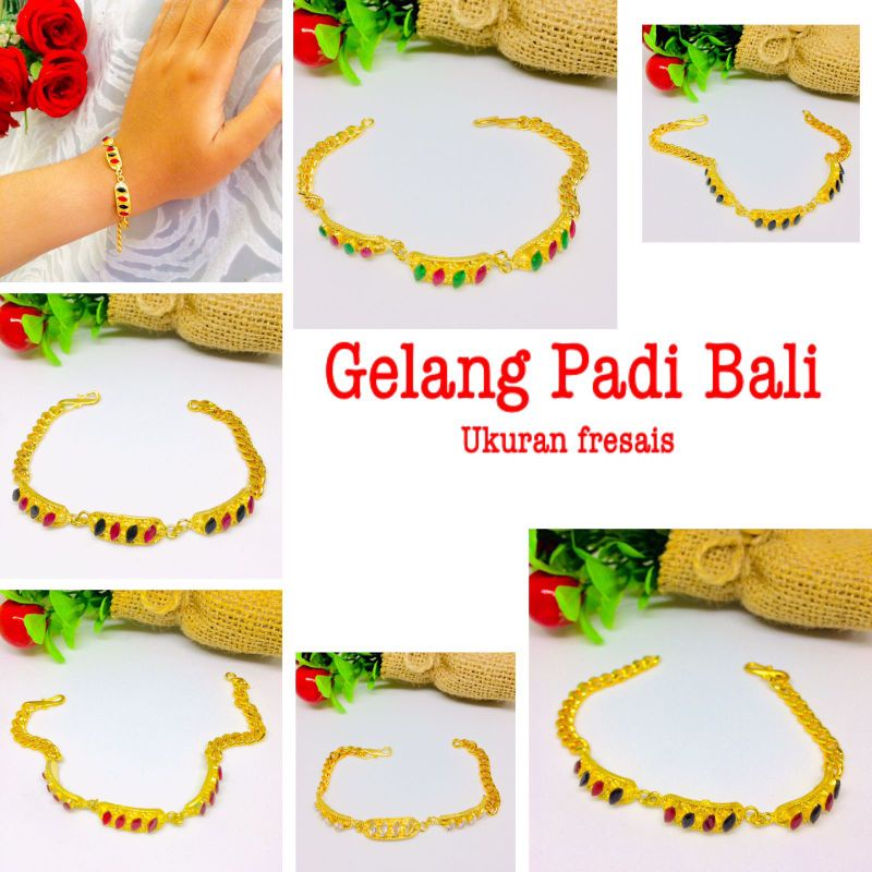 Gelang padi bali Rantai xuping