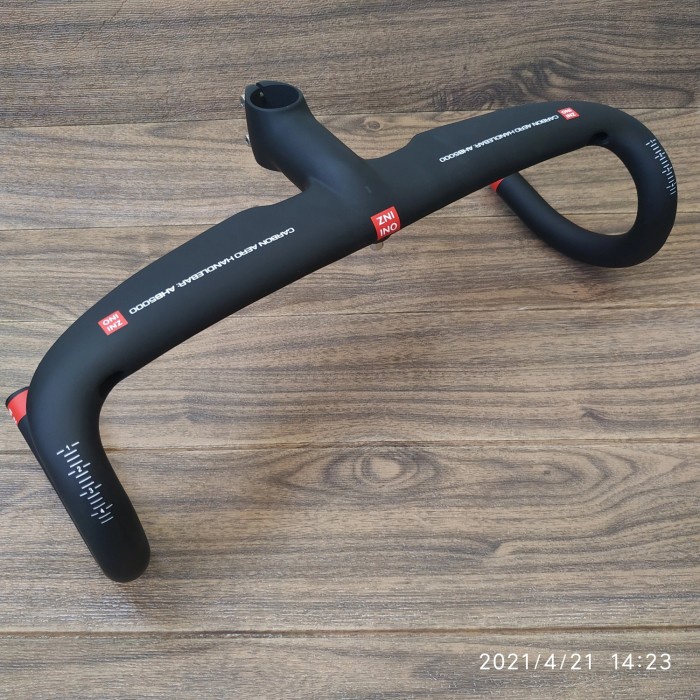 ZNIINO Full Carbon Roadbike Drop Bar Integrated Stem