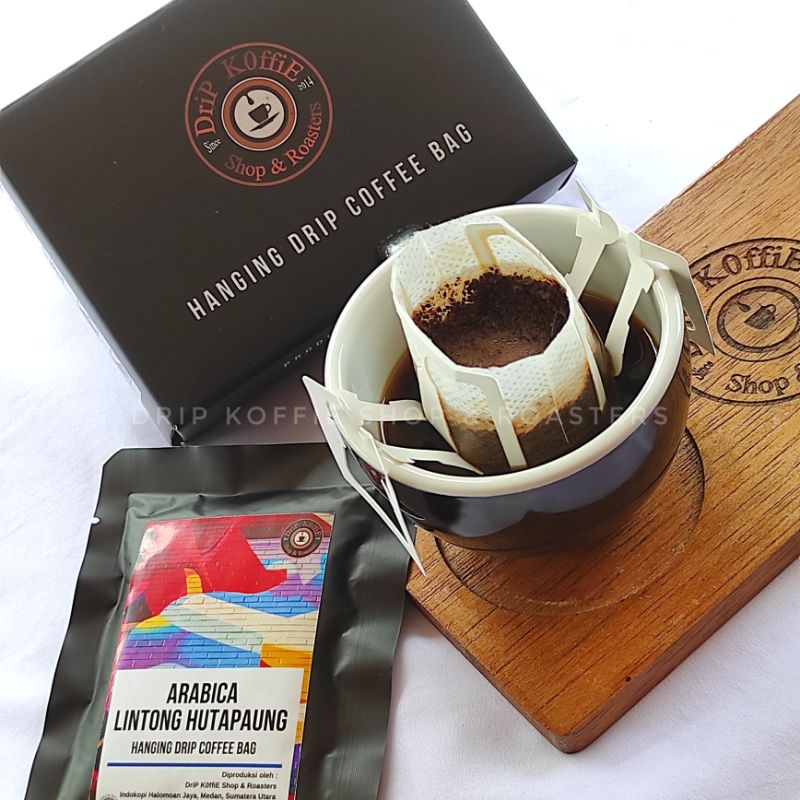 

DRIP COFFEE ARABICA LINTONG HUTAPAUNG 1 Kotak isi 5pcs