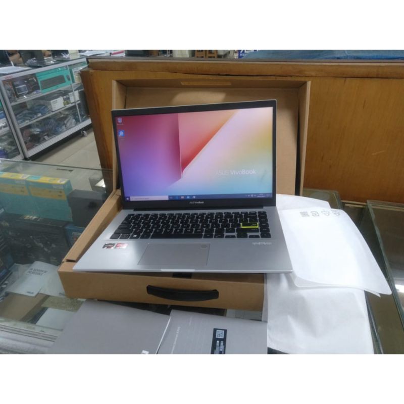 LAPTOP ASUS VIVOBOOK 14 M413DA AMD RYZEN 3-3250U RAM 8GB SSD 512GB FULLSET GARANSI RESMI