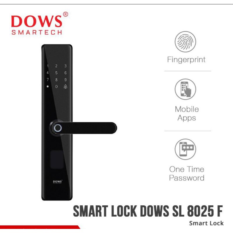 Kunci Pintu Digital Dows 8025 F / DOWS DIGITAL DOOR LOCK 8025 / Digital Lock / Smart Lock Dows