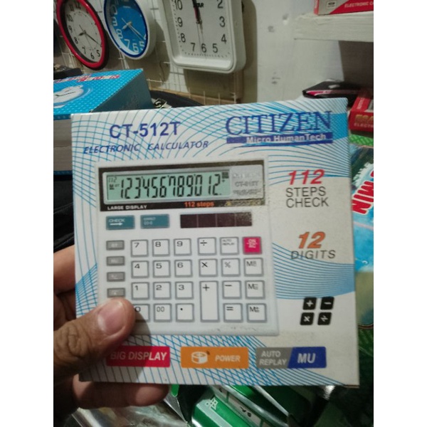 

Kalkulator cityzen 512 putih original