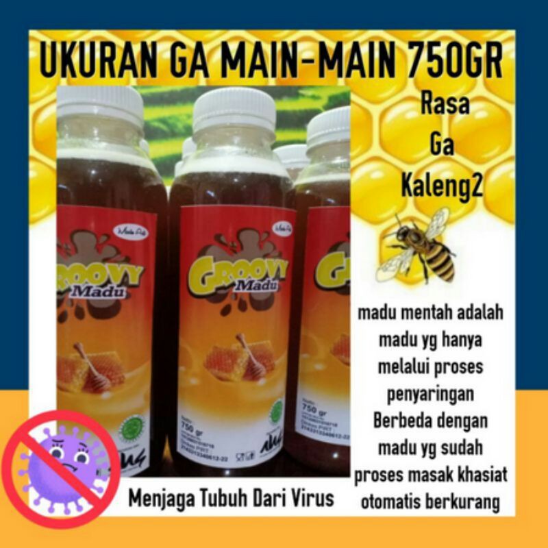 

Groovy Madu Botol 350 gr