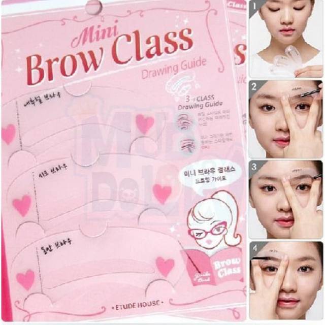 Cetak Alis / Cetakan Alis / Pembentuk Alis 1 Set Isi 3 Pcs