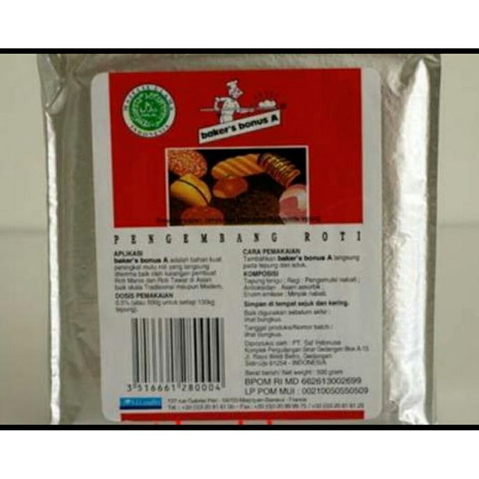 

Baker Bonus A 500Gr / Pengembang / Peningkat Mutu Roti Baker'S Bonus Sale
